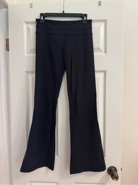 Lululemon Black Flared Yoga Pants